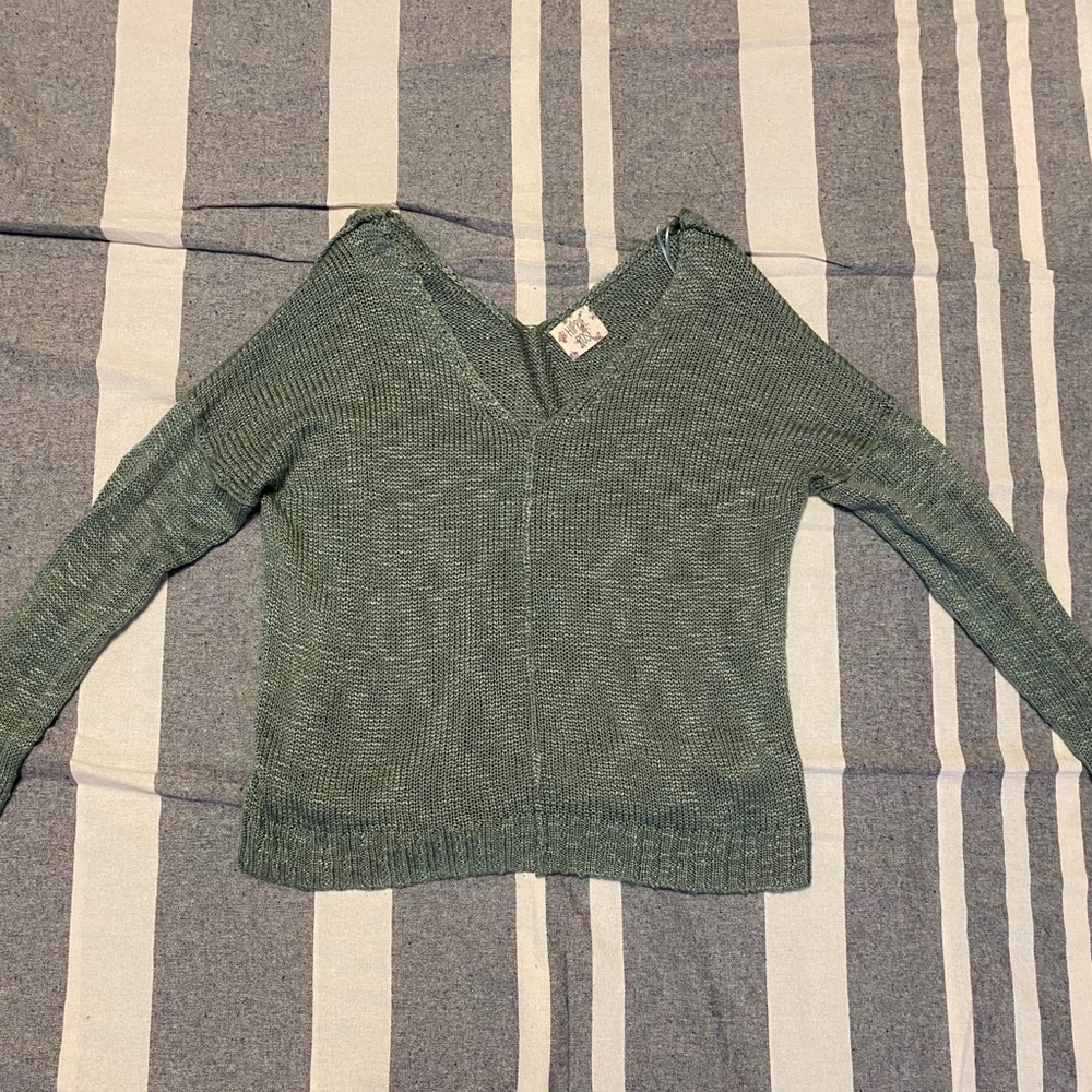 Green sweater